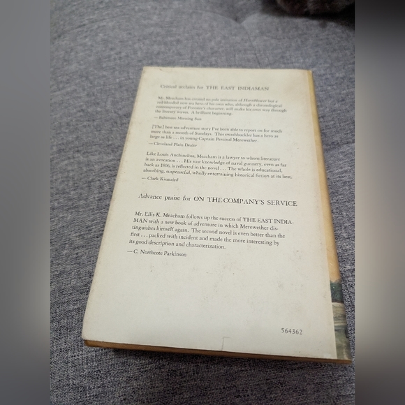 Book. On the Company's Service. Ellis K Meacham. First Edition. 1971.. - Picture 3 of 10